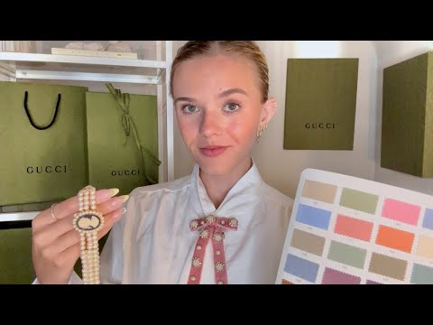 ASMR French Fashion Designer Roleplay 👜 Backstage With Gucci (french speaking/accent)🧥