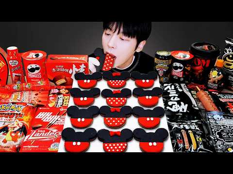 ASMR MUKBANG 직접 만든 쿠키 먹방 & 레시피! 한국 편의점 디저트 EATING SOUND!
