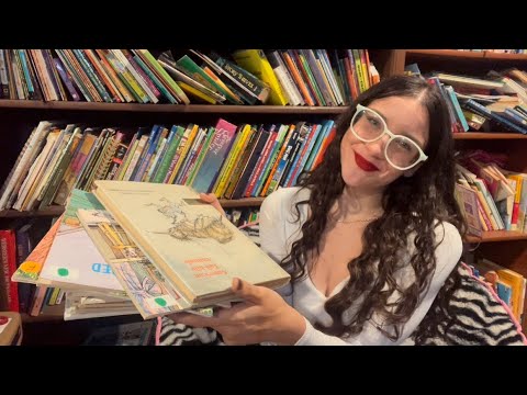 Asmr Librarian Roleplay 📚 ~ Book Gripping, Tapping, Scratching, Tracing, Reading, Page Turning…