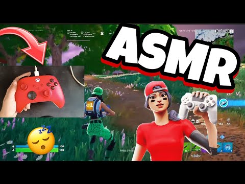 ASMR Français sur FORTNITE avec La HAND CAM MANETTE ✨😴(bruits de manettes et chuchotements intenses)