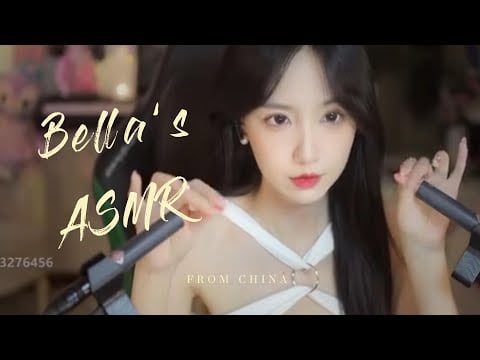 【贝拉小姐姐 ASMR】三倍快乐，双麦克风，指甲