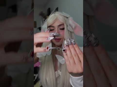 Lil bit of ASMR with my Halloween claws 🕷️