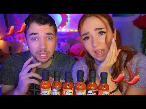 ASMR: 6 SAUCES PIQUANTES les plus HOT ?