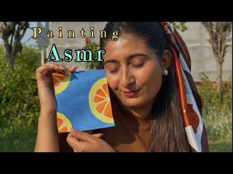 Outdoor ASMR ft. Punjabi ~ painting 🖼️ 