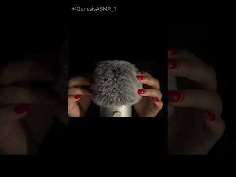 Slow Fluffy Mic Scratching Massage | FULL VIDEO IT'S UP  #asmr #micscratching #asmrsounds #shorts