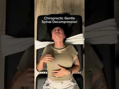 Chiropractic Gentle Spinal Decompression 👀 | Trending Video #shorts #shortsfeed #asmr #chiropractic