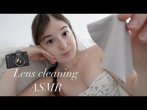 ASMR lens cleaning📷