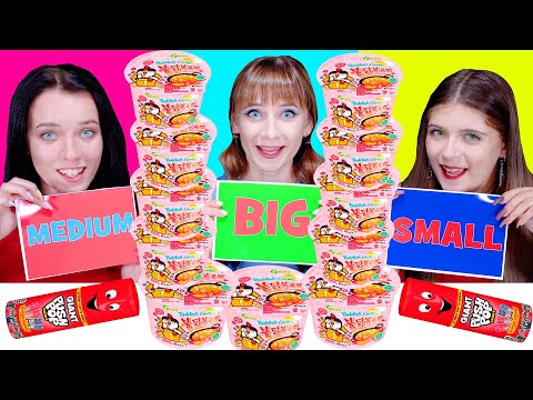 ASMR Most Popular Food Challenge | Eating Only Big, Medium, Small Food