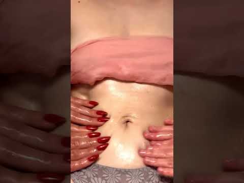Mila and Veronica focus on back massage techniques, their hands tracing shoulder blades and easing t