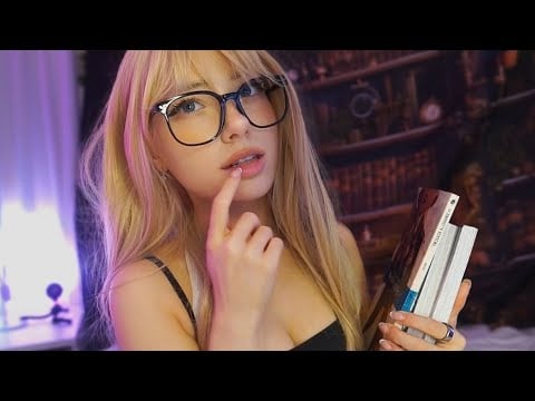 The New Cute Librarian.. Flirts with You? ASMR Roleplay