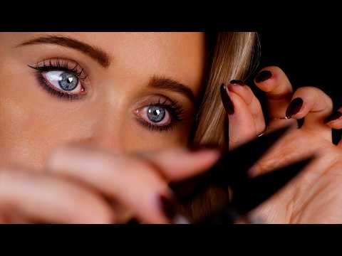 ASMR | UP CLOSE reiki with lots of SNIPPING (whispered)