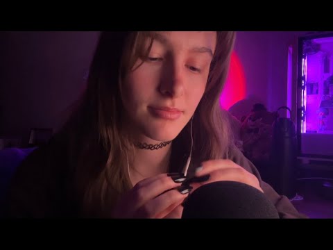 ASMR Intense Camera Tapping (with mouth sounds)