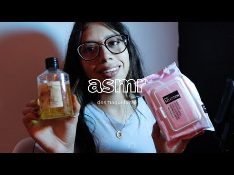 ASMR desmaquillándome después de grabar