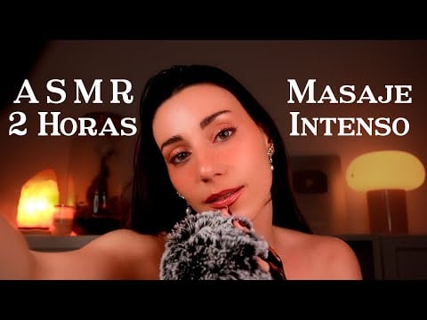 ASMR 2 HORAS Limpieza de Orejas & Masajes Intensos 🪔Susurros Relajantes Español🧡💤