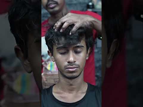 Beyond Relaxation: Strong Wrist Barber's Deep Pressure Head & Neck Massage ASMR #headmassage #shorts