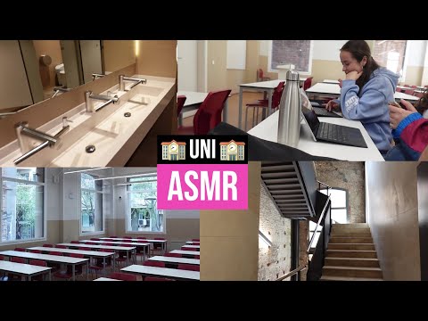 🏛ASMR EN MI UNIVERSIDAD (mouthsounds, blog)📖📐🖇