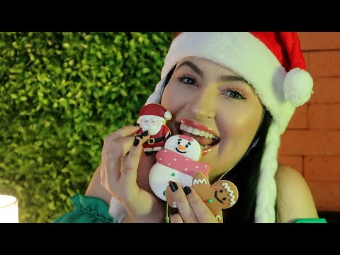 ASMR - PROVANDO DOCINHOS DE NATAL!