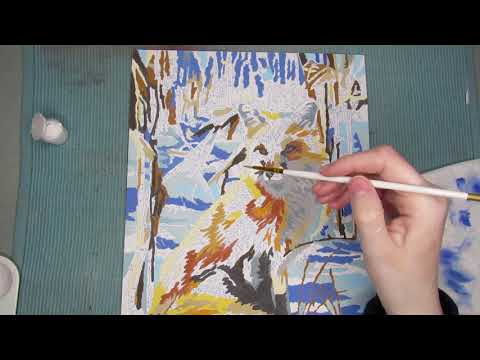 ASMR // Paint By Number with Ear Eating