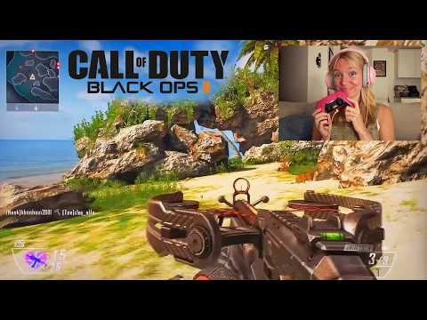 ASMR Playing Call of Duty: Black Ops 2 Party Games 🎮 Face Cam, British Whispers + Gum Chewing