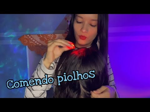 ASMR | COMENDO OS PIOLHOS BRILHANTES DA MINHA IRMÃ ✨