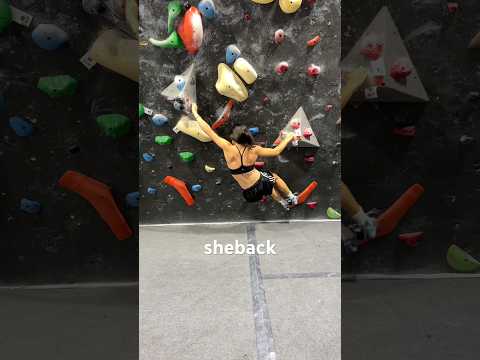 I climb to look cool, not to finish 🥱🥱 #climbing