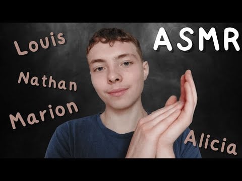 ASMR FR:✨️Vos prénoms avec des affirmations positives✨️+ mouvement de mains