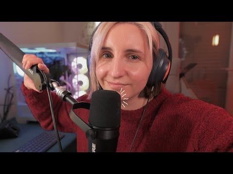 ASMR : Je teste le micro SHURE pour la première fois 🤤 (micro podcast)