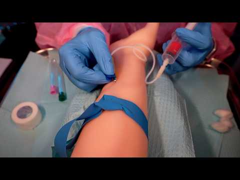 ASMR Drawing Your Blood - Anxious Patient | Medical Roleplay