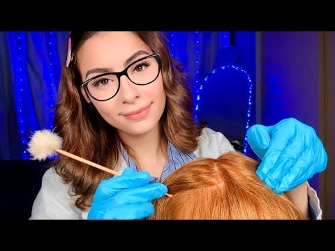 ASMR Examen Cuir Chevelu 💤 ASMR School Nurse Lice Check, RP Infirmière Scolaire