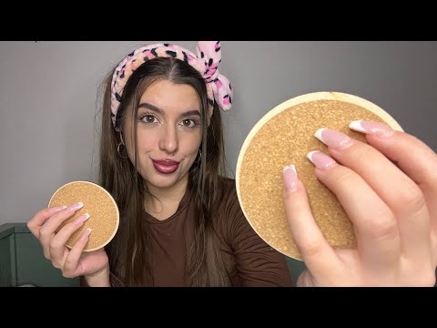 ASMR - Korkové zvuky, co ti dají TINGLES. Tapping, scratching, tracing 😴💤