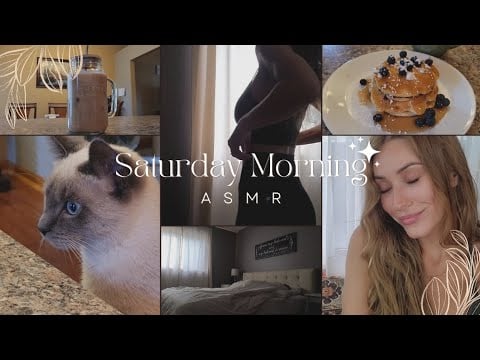ASMR | ☕️ Cozy Saturday Morning 🥞✨️(whispered voice-over)