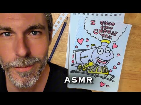 ASMR | Drawing You A Valentine’s Day Card❤️