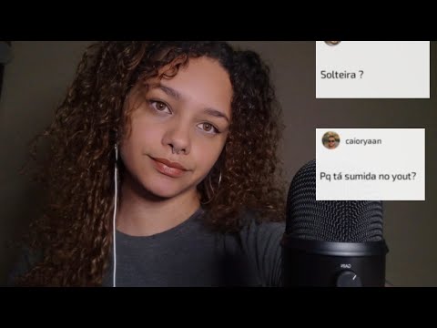 ASMR Respondendo perguntas dos inscritos ♡ parte 1