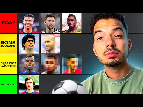 ASMR Tier list footballeurs