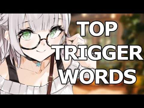 [ASMR] Top Trigger Words (mouth sounds, whispering)