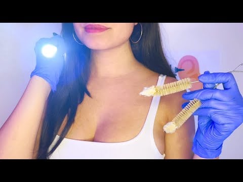 Fastest ASMR Ear Exam for Instant Tingles👂
