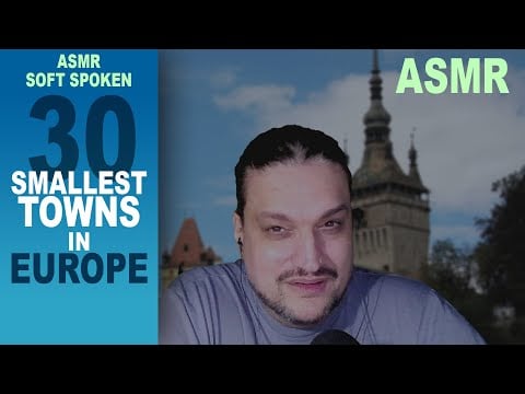 TOP 30 Smallest Declared TOWNS in Europe With Facts and Stats | ASMR soft spoken