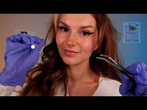 ASMR Doctor Eye Exam But There's Something In Your Eye