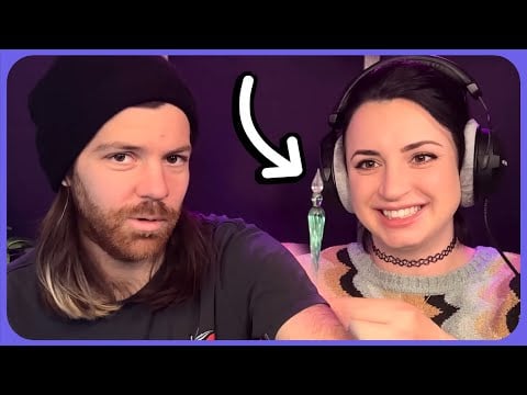 2 Minute ASMR | Drawing on Ben's Cast (but we get a bit distracted)