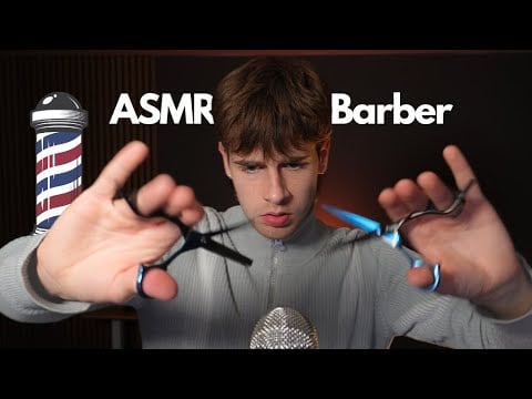 ASMR Barbershop | Haircut & Shave | Roleplay