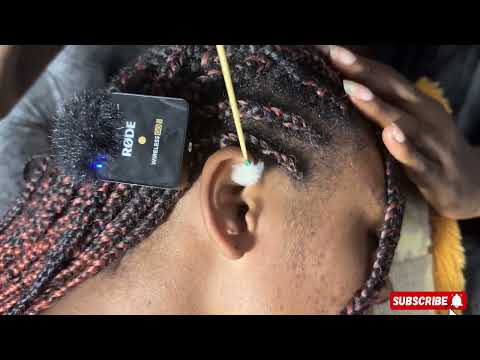 Asmr ear cleaning and nitpicking, face picking and eyebrow cleaning for deep sleep very relaxing 