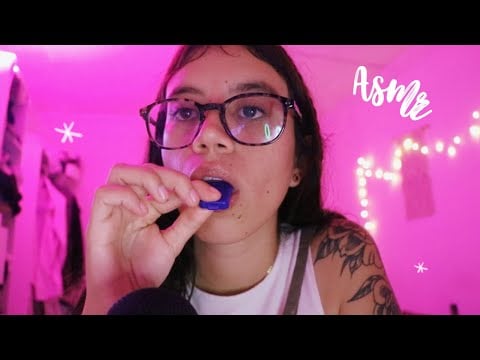 ASMR intense mouthsounds | spit painting 🧠💦