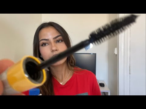 asmr- doing your makeup in 1 minute for school (very fastttt)