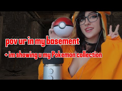 ASMR- showing u my Pokemon stuff (u have no choice)