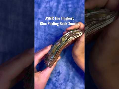 ASMR The Tingliest Glue Peeling Book Sounds #asmr #asmrvideo