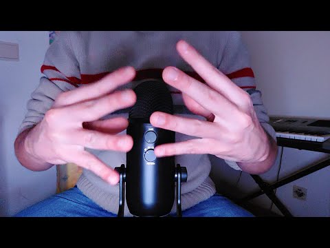 ASMR trying some Fast & Aggressive Hand Sounds on Blue Yeti mic for the first time (no talking)