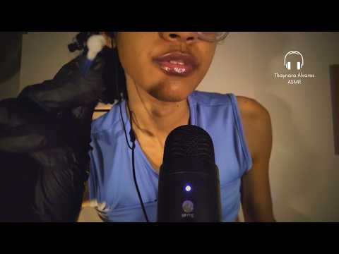 ASMR Limpeza de ouvido clínica detalhada 👂 atenção total + sons realistas
