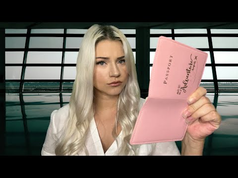 ASMR Airport Security Pat-Down & Bag Search (Roleplay)