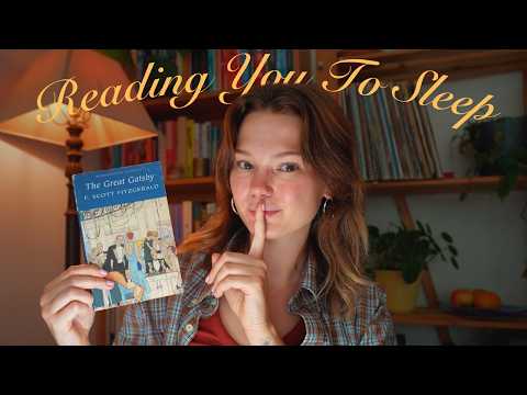 ASMR reading you to sleep 😴📚 | The Great Gatsby | Ch. 1