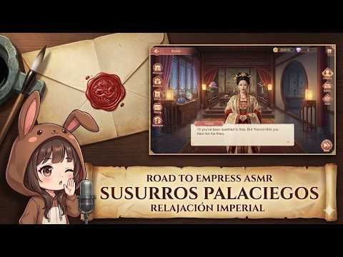 ASMR relajante gameplay. Novela visual Road to empress.